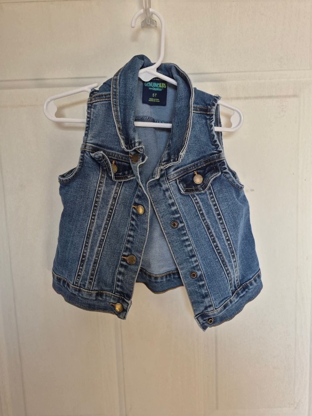 OshKosh B'gosh Toddler Blue Denim Vest